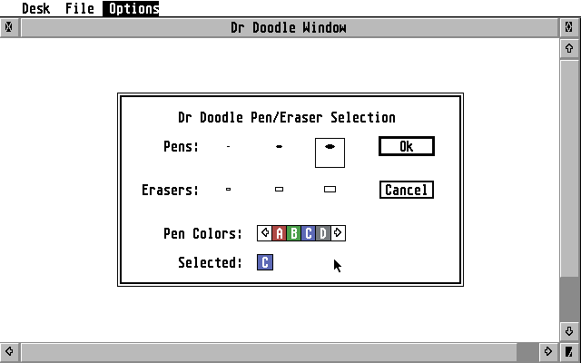Dr Doodle atari screenshot
